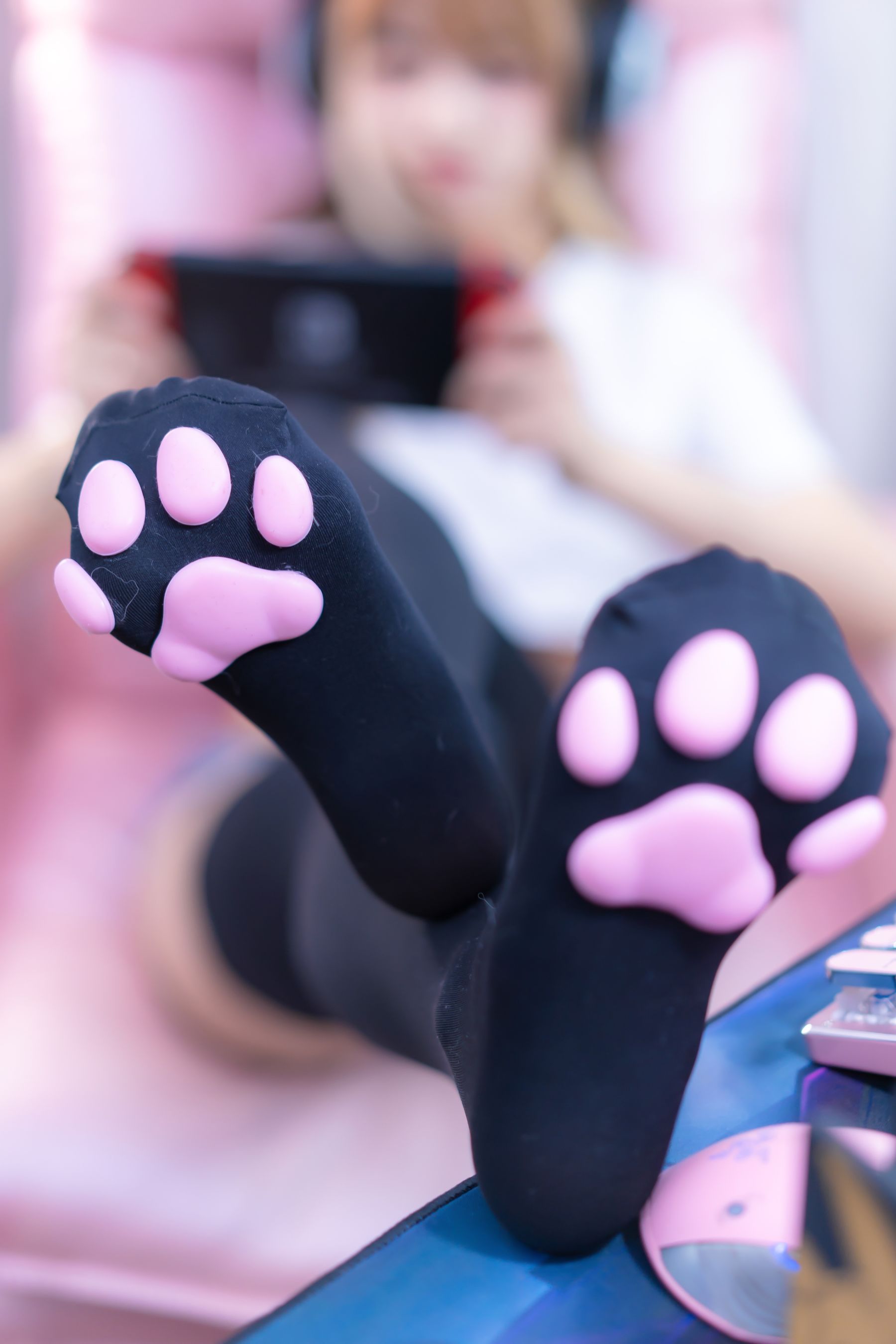 [Cosplay]米线线sama–电竞猫咪写真套图插图